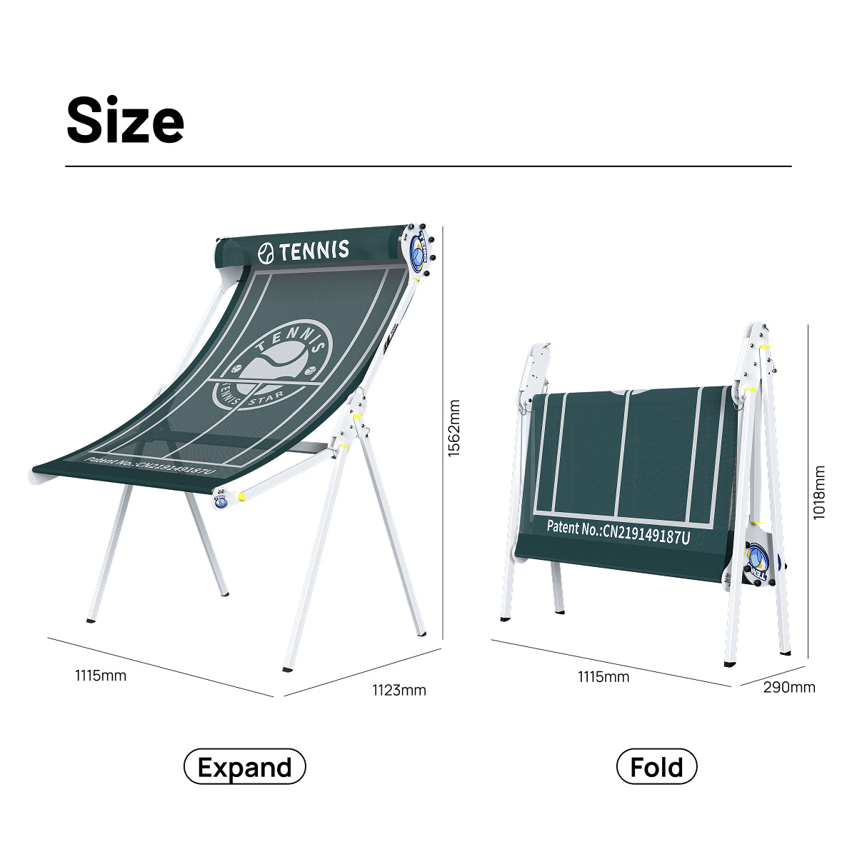 Tennis Practice Rebounder Net ตาข่ายฝึกซ้อมเทนนิส
