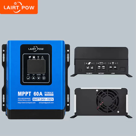 Pengontrol Solar MPPT Smart LAIRTPOW Tegangan Tinggi, Pengisi Daya Surya dapat dikontrol dari jarak jauh melalui wifi, menerima daya dari panel surya hingga 480V