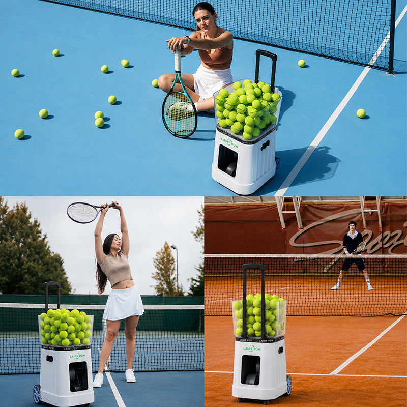 LAIRTPOW เครื่องยิงลูกเทนนิส LT1 Tennis Ball Machine บรรจุลูกเทนนิสได้มากกว่า 90 ลูก รองรับการควบคุมผ่านแอปพลิเคชันและรีโมทคอนโทรล