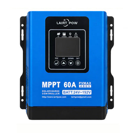 Pengontrol Solar MPPT Smart LAIRTPOW Tegangan Tinggi, Pengisi Daya Surya dapat dikontrol dari jarak jauh melalui wifi, menerima daya dari panel surya hingga 480V