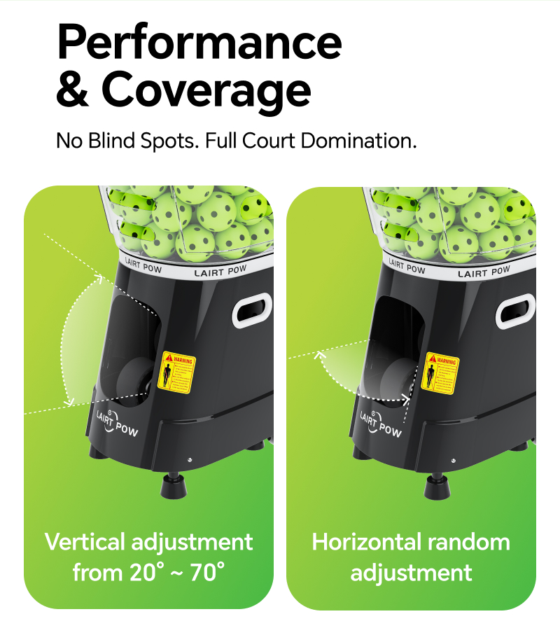 LAIRTPOW  LP1  เครื่องยิงลูกเทนนิส  Tennis  Ball Machine  ควบคุมผ่านแอปพลิเคชันหรือรีโมทคอนโทรล  Tennis Ball Launcher With App/Remote Control