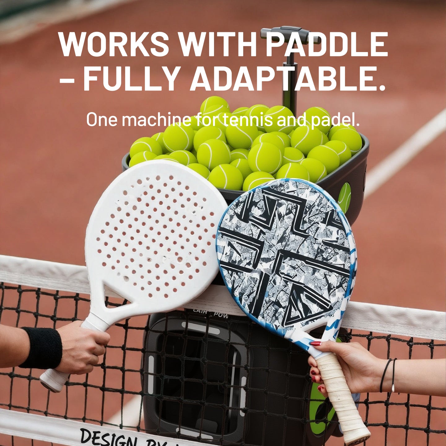 LAIRTPOW L-T5 Smart Tennis Ball Serving Machine เครื่องเสิร์ฟลูกเทนนิสอัจฉริยะ App/Remote Control