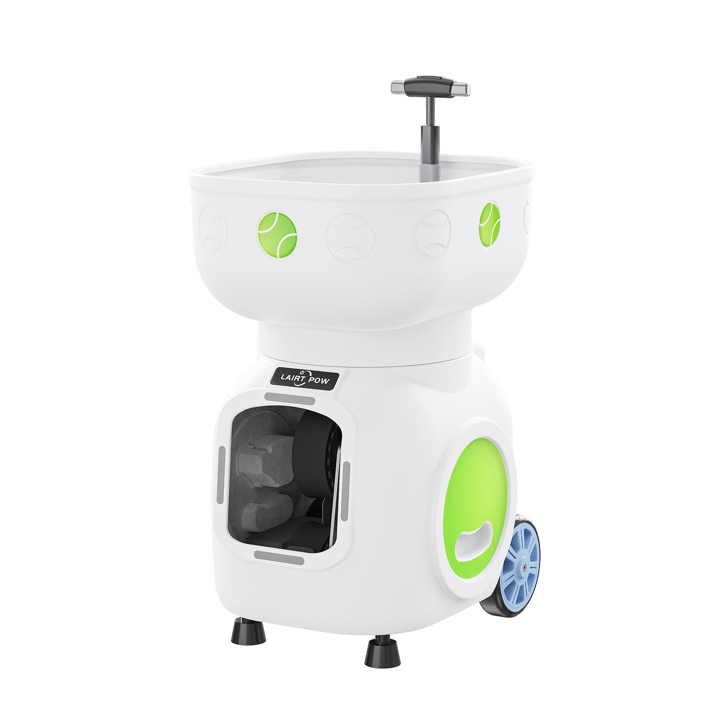 Lairtpow LT3 Tennis ball Machine ควบคุมผ่านแอปพลิเคชันและรีโมท 120ลูก+ พร้อมแบตเตอรี่ในตัว 12000mAh สำหรับเล่นเทนนิส