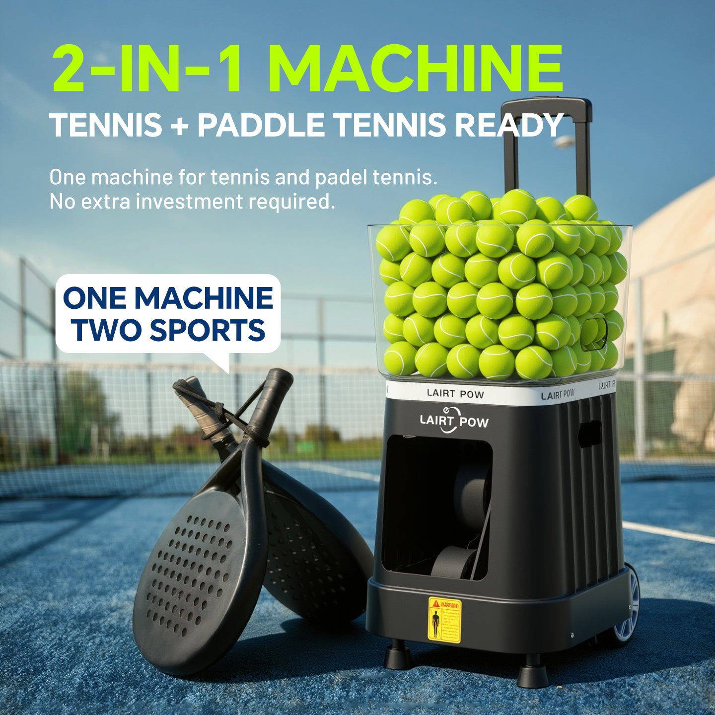 【พรีออเดอร์】LAIRTPOW  LT7Pro  Tennis Ball Machine Tennis Ball Launcher With App/AI Control