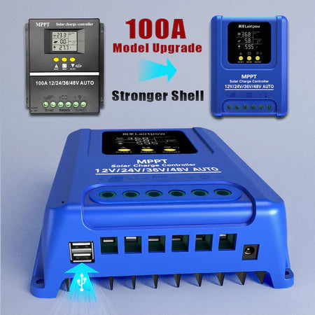 LAIRTPOW MPPT 100A Solar Charger 12V/24V/36V/48V