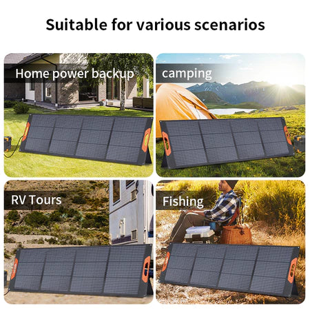 [Ready Stock] LAIRTPOW ZXY-T250W/200W Portable Solar Panel 200W untuk Bluetti/Jackery/E-F/Uapow/DJI/Segway, dll.