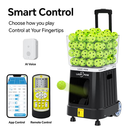 LAIRTPOW LP6 Professional AI Pickleball Machine ความจุ 100 ลูก ควบคุมผ่านแอปเสียง AI และรีโมท