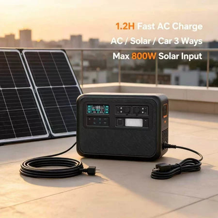 LAIRTPOW AP2200B Portable Power Station 2232Wh/2400W แบต LiFePO4 แบบ Pure Sine Wave และพร้อมไฟฉายในตัว