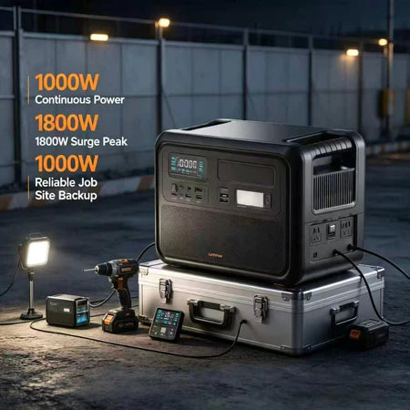 LAIRTPOW ZP4000 Portable Power Station 4019Wh/1200W แบต LiFePO4 แบบ Pure Sine Wave และพร้อมไฟฉายในตัว